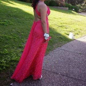 lace prom dress